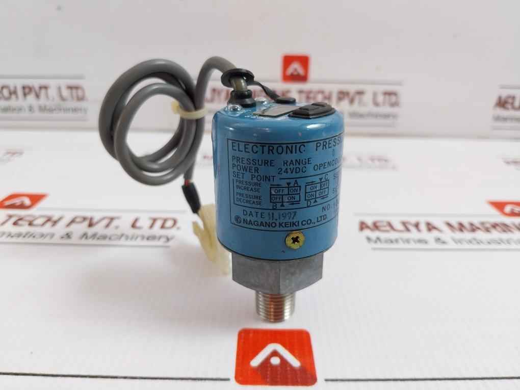 Ce20 Electronic Pressure Switch 0-3 Kgf/Cm2 24Vdc Nagano Keiki