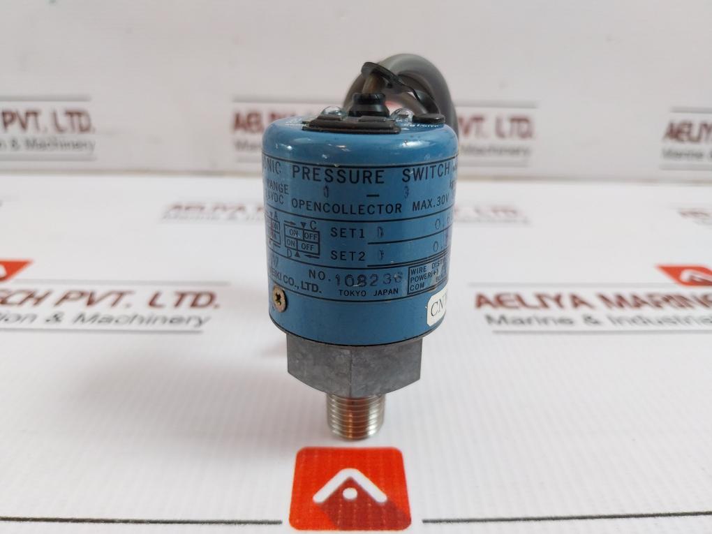 Ce20 Electronic Pressure Switch 0-3 Kgf/Cm2 24Vdc Nagano Keiki