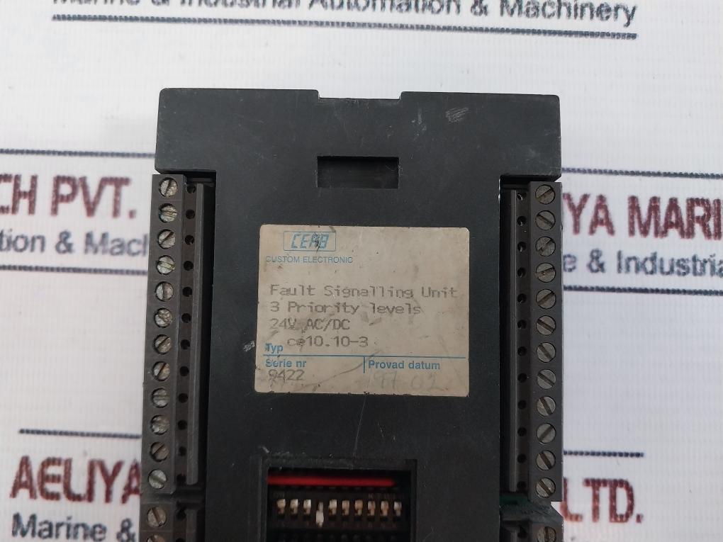 Ceab CE10.10-3 Fault Signalling Unit Panel 24V AC/DC