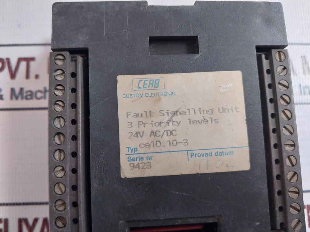 Ceab Ce10.10-3, 3 Priority Levels Fault Signalling Unit Panel