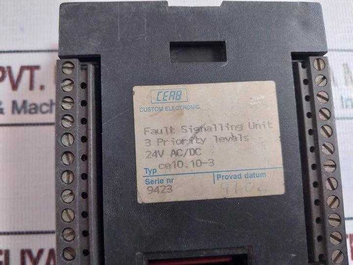 Ceab Ce10.10-3, 3 Priority Levels Fault Signalling Unit Panel