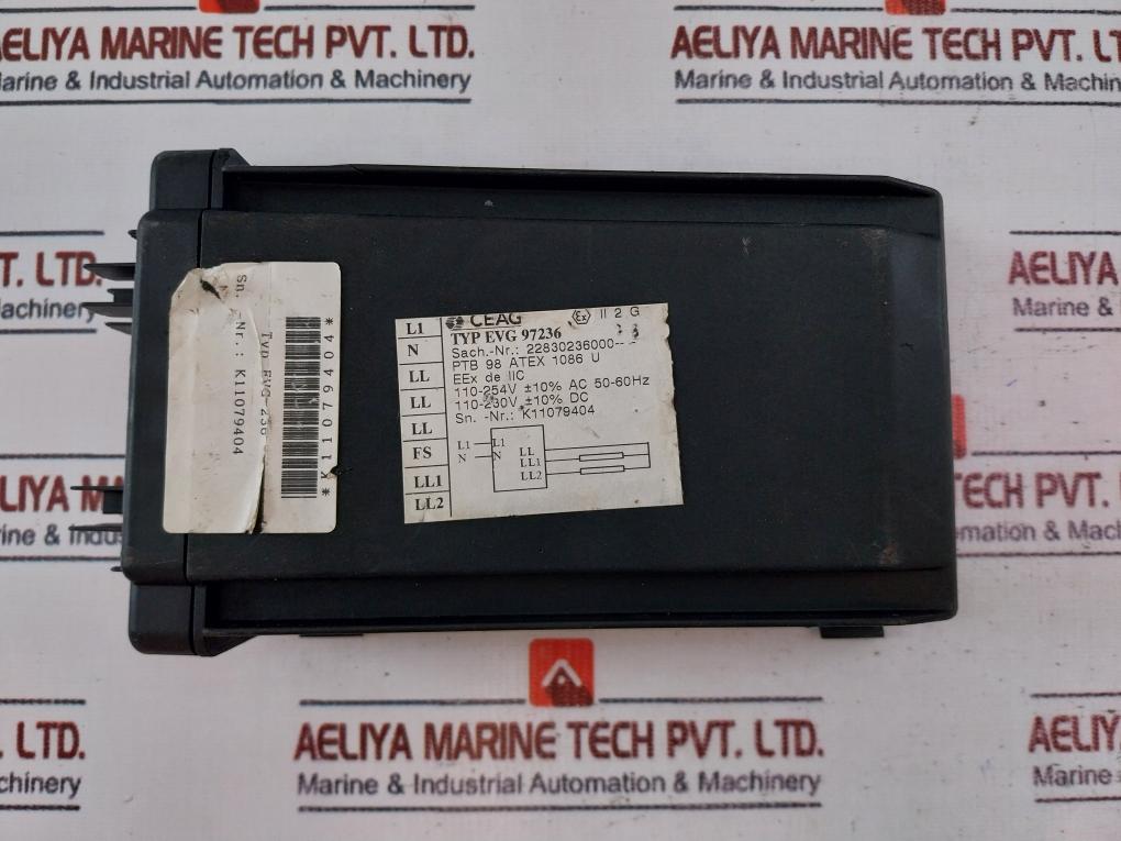 Ceag Evg 97236 Electronic Ballast 22830236000 Ptb 98 Atex 1086 U