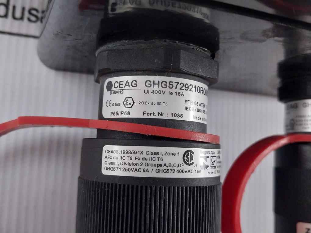 Ceag Explosion-proof Terminal Box Ghg7311102R5022, 400Vac 18A