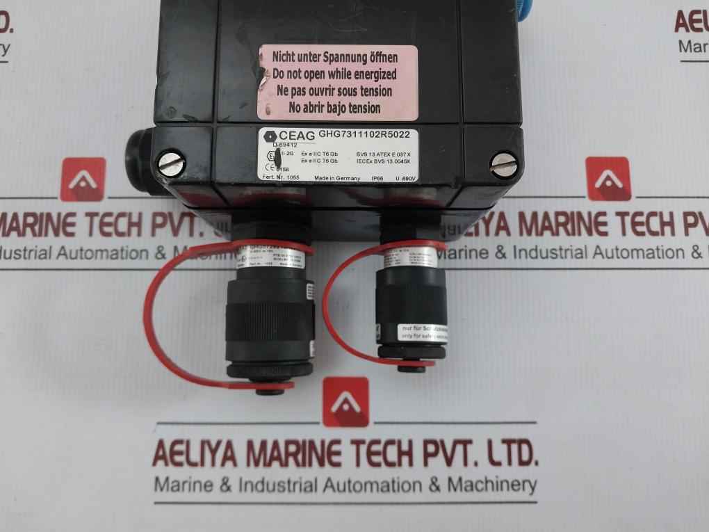 Ceag Explosion-proof Terminal Box Ghg7311102R5022, 400Vac 18A