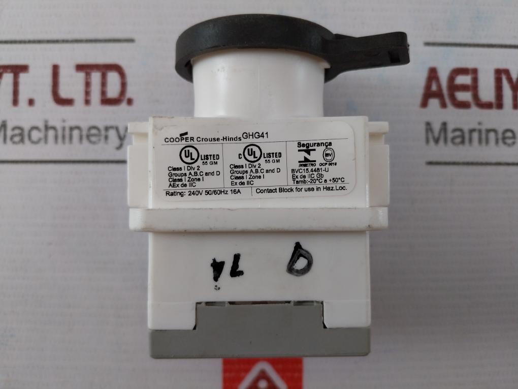 Ceag Ghg4181101R0001 Push Button Switch 240V 50/60Hz 16A