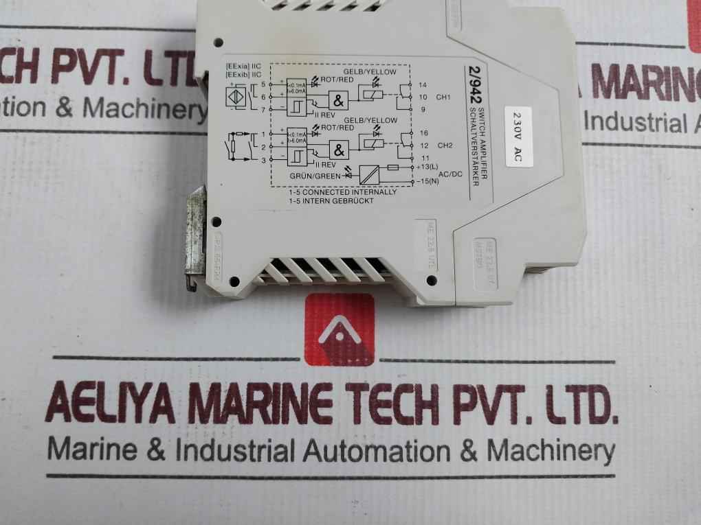 Ceag Sicherheitstechnik Gmbh 2/942 Switch Amplifier 230v Ac 10.5v 67mw 26 Ma