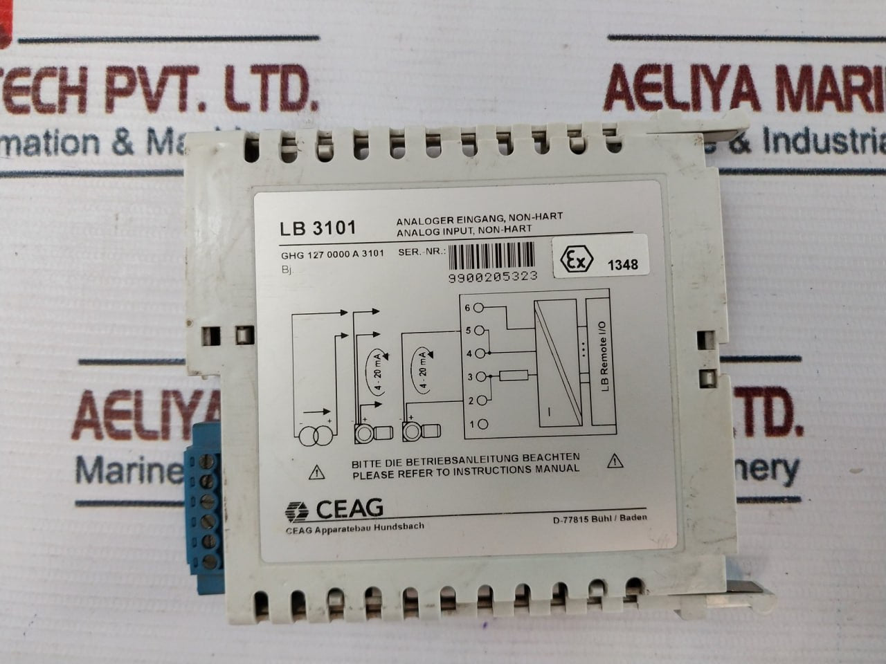 Ceag Lb 3101 Analog Input Module