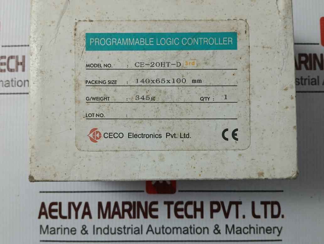 Ceco Ce-20Ht-d 3Rd Programmable Logic Controller Dc 24V/170Ma