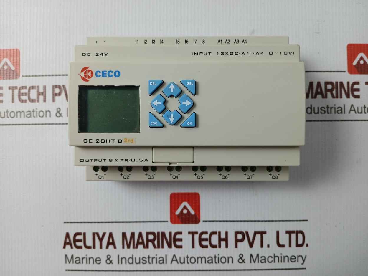 Ceco Ce-20Ht-d 3Rd Programmable Logic Controller Dc 24V/170Ma