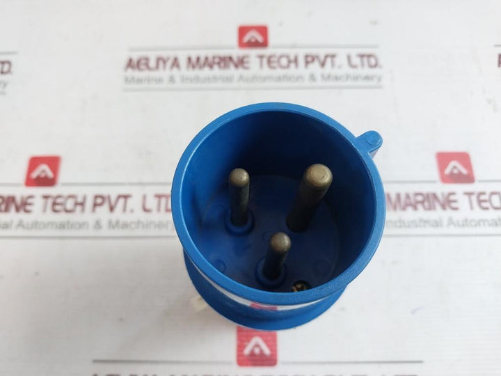 Cee Aj-023 Industrial Splash Proof Plug Ip44 32A-6H/220-250V Iec309-2
