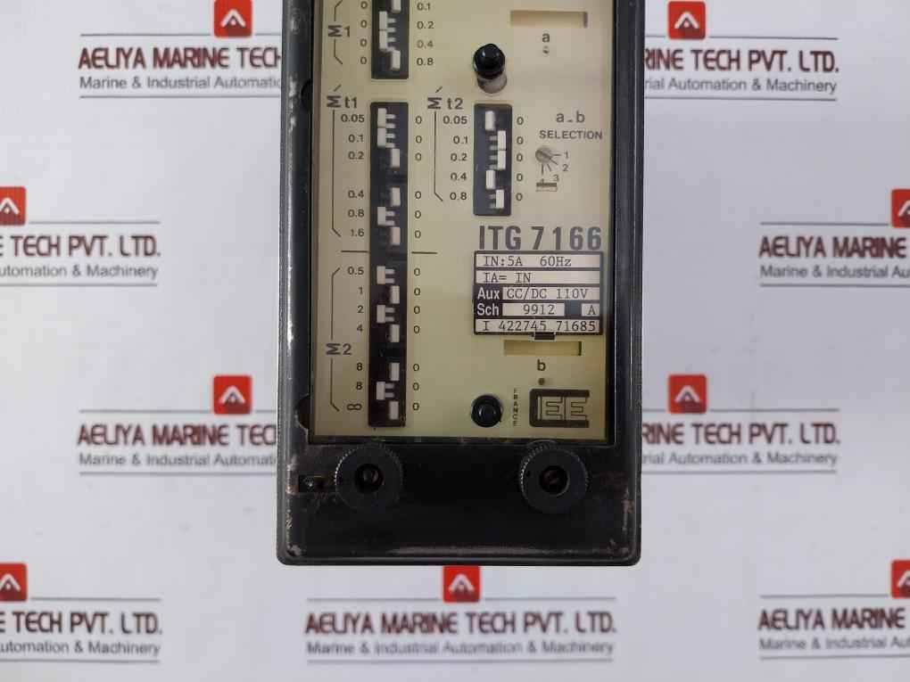 Cee Itg 7166 Phase & Earth Overcurrent Relay 5A 60Hz 876423