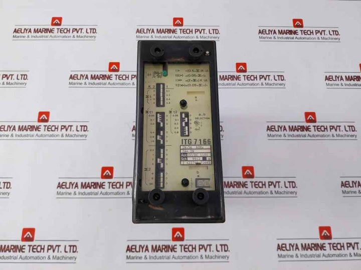 Cee Itg 7166 Phase & Earth Overcurrent Relay 5A 60Hz Sch 9912 A