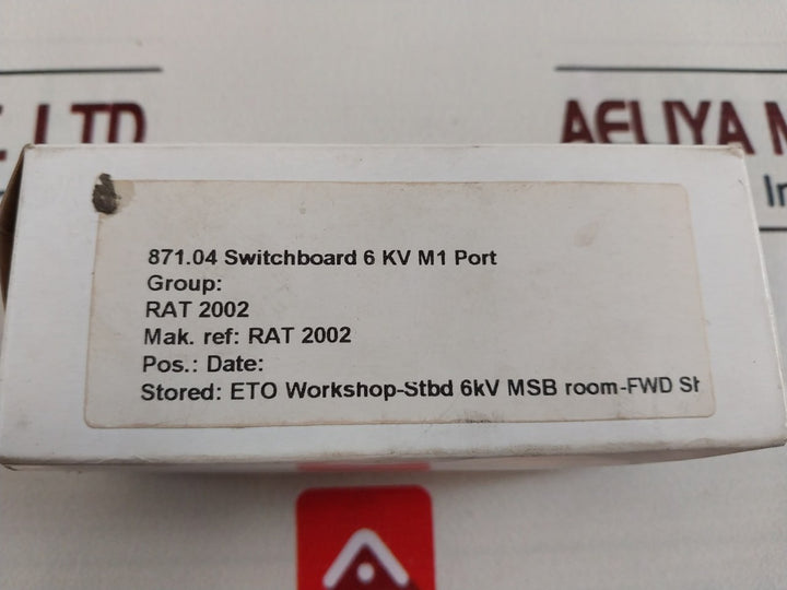 Cee Rat 2002 Time Delay Relay 6 Kv M1 Port