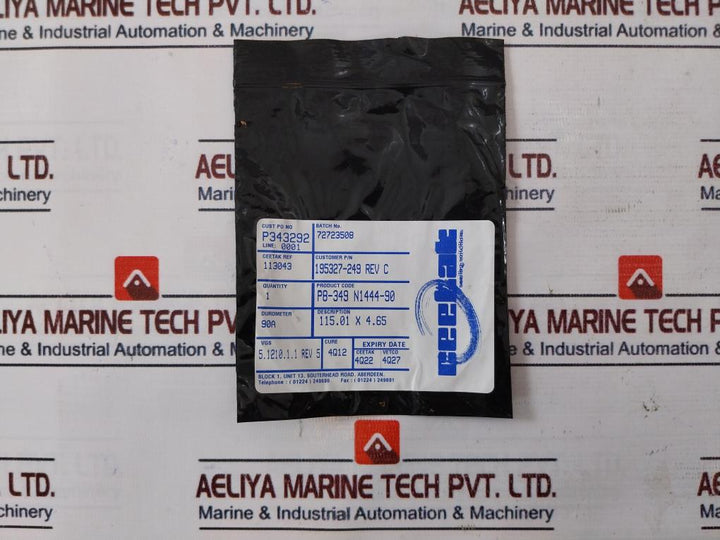 Lot of 10X CEETAK 195327-249 Backup O-Ring Rev: C (10 Bags)