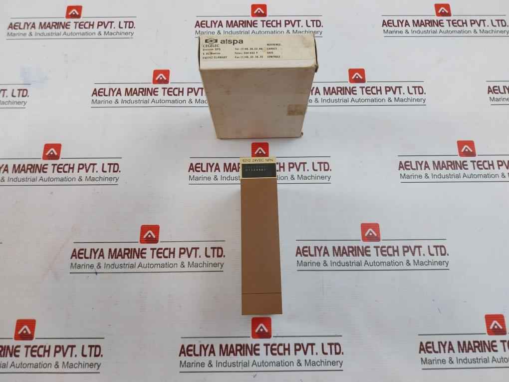 Cegelec 6212 182492 Npn Alspa Module 24Vdc 6213 B10 00002988