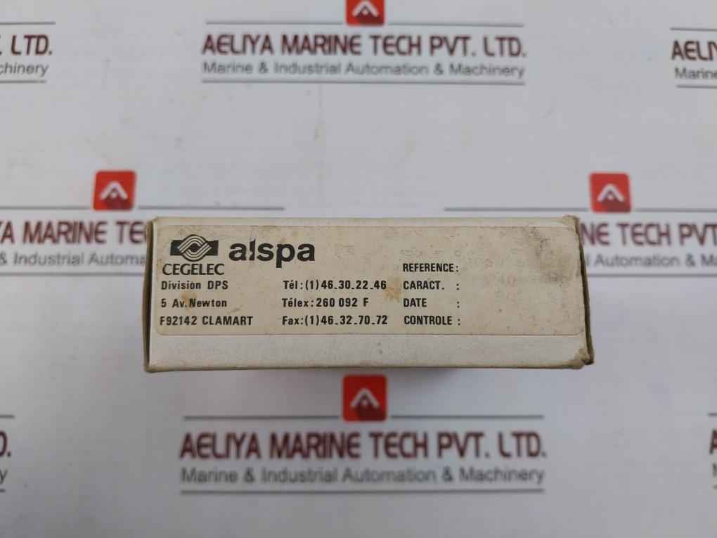 Cegelec 6212 182492 Npn Alspa Module 24Vdc 6213 B10 00002988