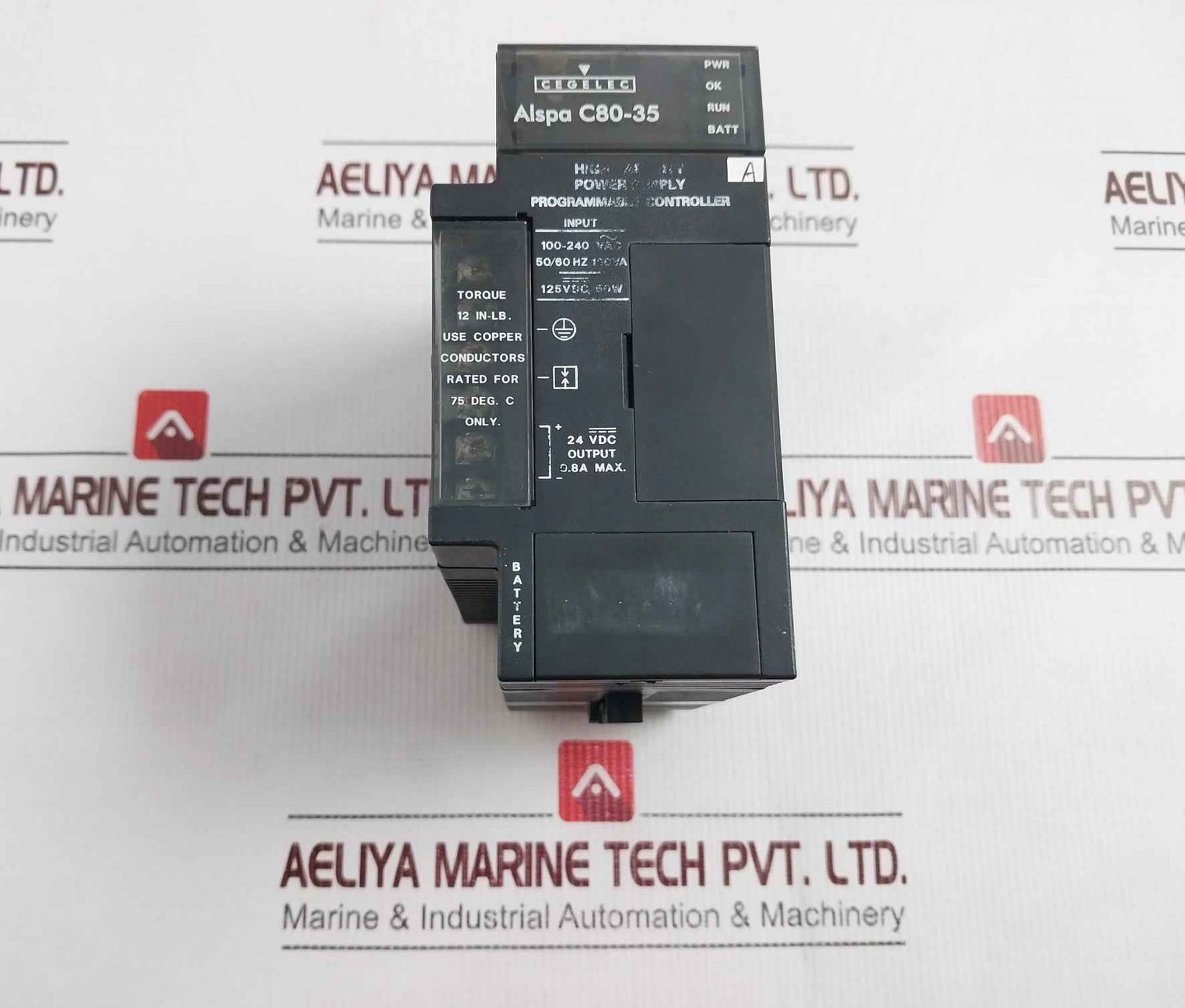 Cegelec Alspa C80-35 Power Supply Programmable Controller 100-240 Vac 50/60Hz