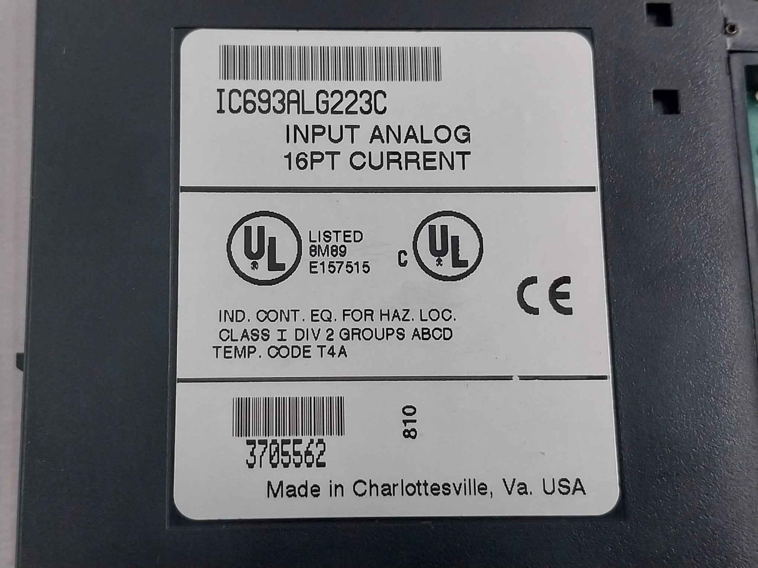 Cegelec Alspa C80-35 Power Supply Programmable Controller 100-240 Vac 50/60Hz