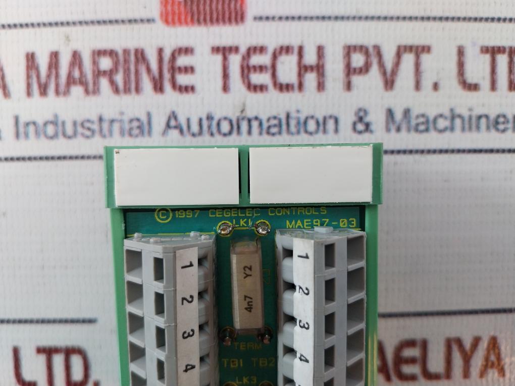 Cegelec Controls Mae97-03 Terminal Module