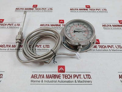 Celcius 3-meter 50 To 50˚C Remote-reading Capillary Temperature Gauge