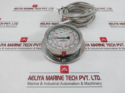 Celcius 3-meter 50 To 50˚C Remote-reading Capillary Temperature Gauge