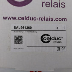 Celduc Sal961360 Solid State Relay 6-32Vdc 24-600Vac 15A