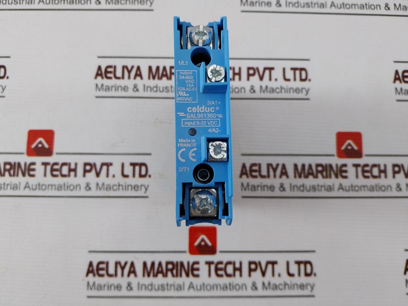 Celduc Sal961360 Solid State Relay 6-32Vdc 24-600Vac 15A