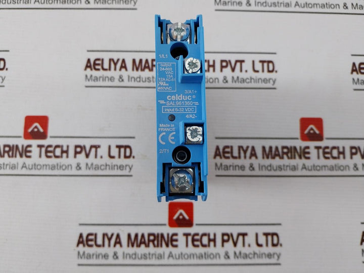 Celduc Sal961360 Solid State Relay 6-32Vdc 24-600Vac 15A