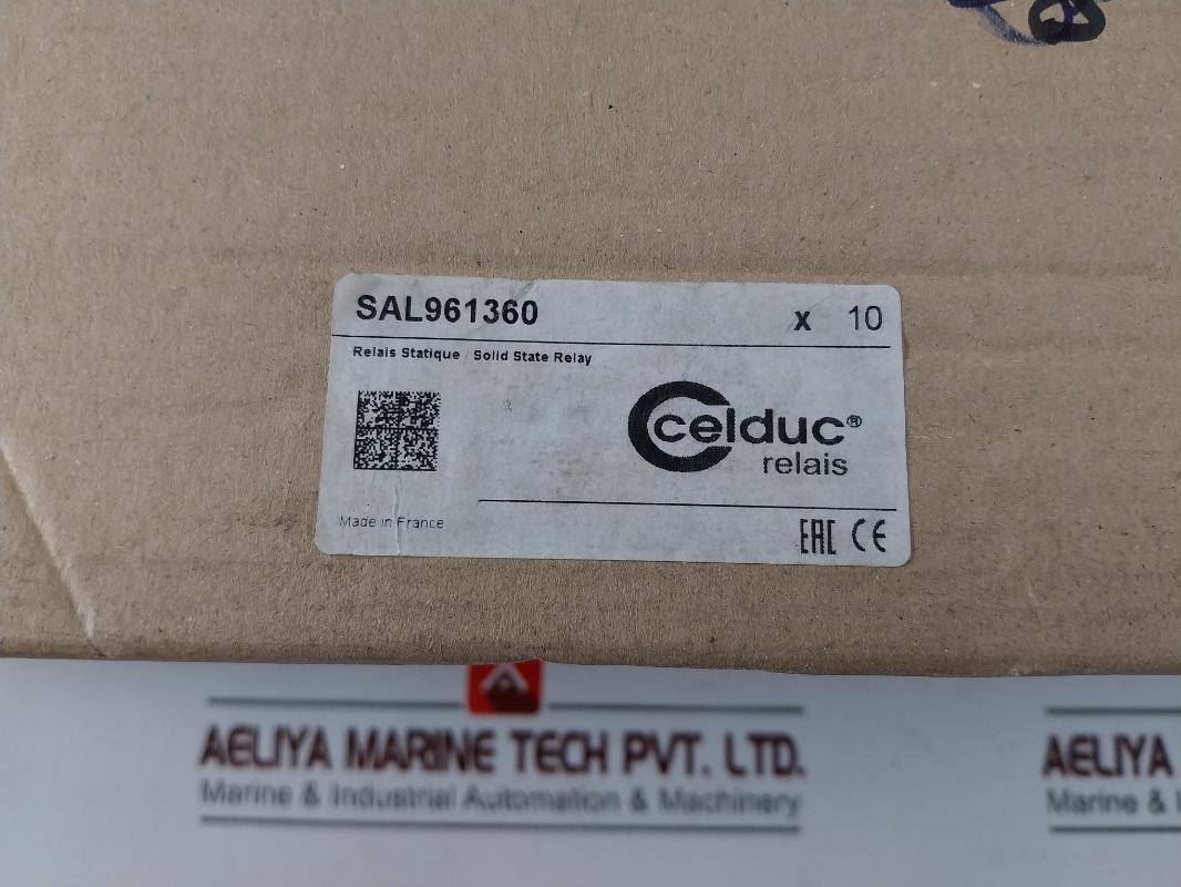 Celduc Sal961360 Solid State Relay 6-32Vdc 24-600Vac 15A