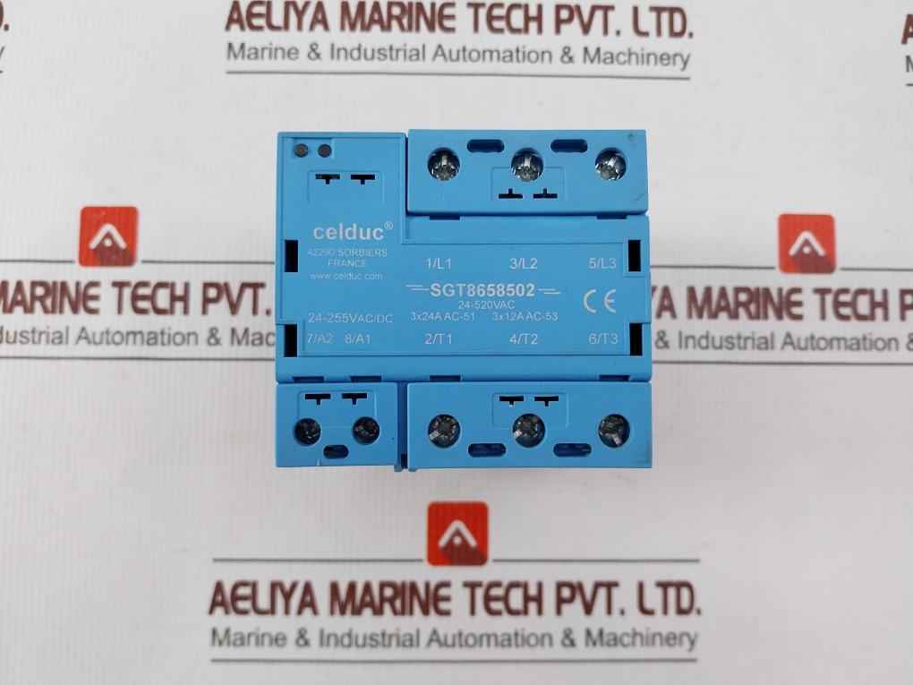 Celduc Sgt8658502 3 Phase Solid State Relays (Ssr) 24-520Vac