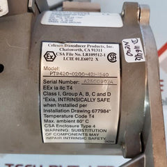 Celesco pt9420-0200-421-1540 cable extension position transducer