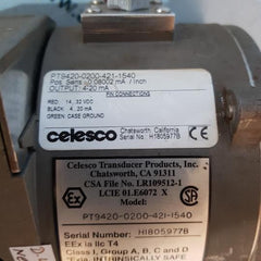 Celesco pt9420-0200-421-1540 cable extension position transducer