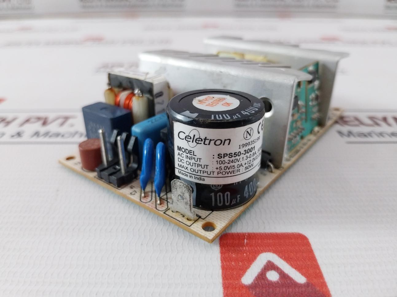 Celetron Sps50-3001 Power Supply Rev-x6 100-240V 1.3-0.8A 50/60Hz 50W +5.0V/5.0A