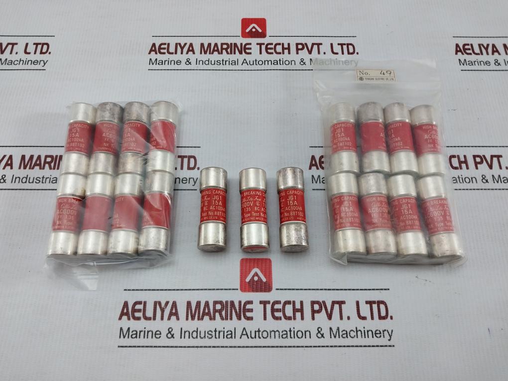 Cello-Lite-Fuse-600-Vac-100Ka-Utsunomiya-Electric-JG1-Lot-Of-6X-209895-11