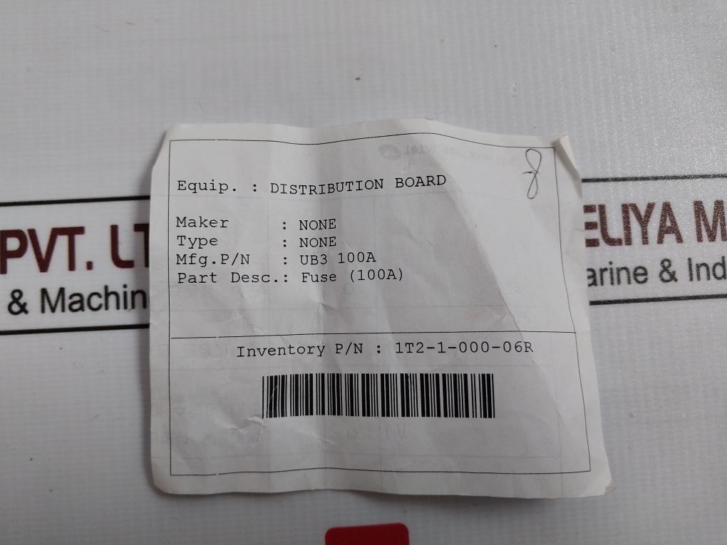 Cello-lite Ub3 Fuse 1T2-1-000-06R 100A Ac 500V Dc 250V