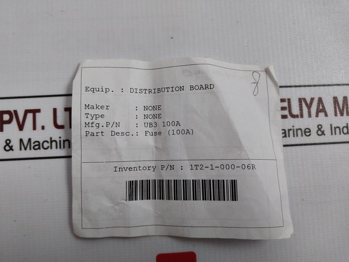 Cello-lite Ub3 Fuse 1T2-1-000-06R 100A Ac 500V Dc 250V