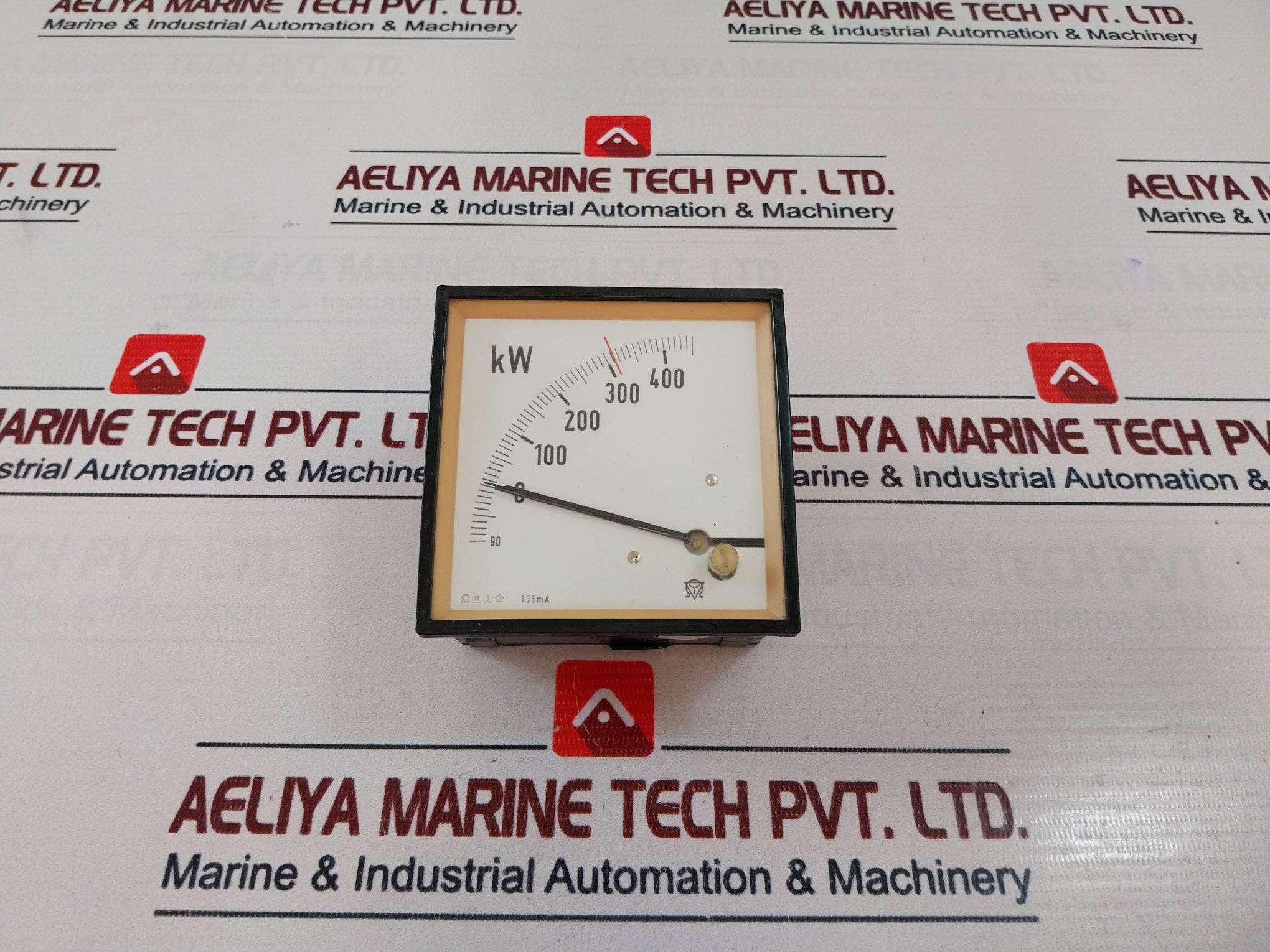 Celsa -90-0-400Kw Analog Bar Meter 1.25 Ma