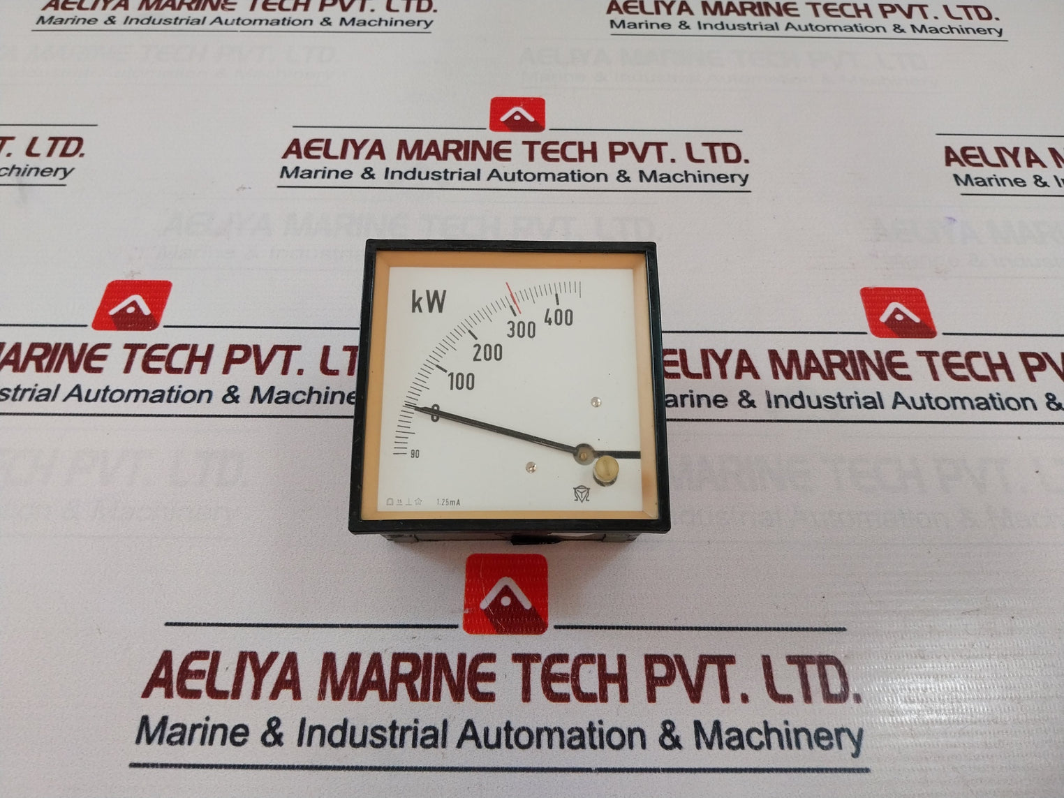 Celsa -90-0-400Kw Analog Bar Meter 1.25 Ma