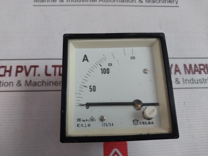 Celsa 0-125/625A 125/5A Analog Panel Meter