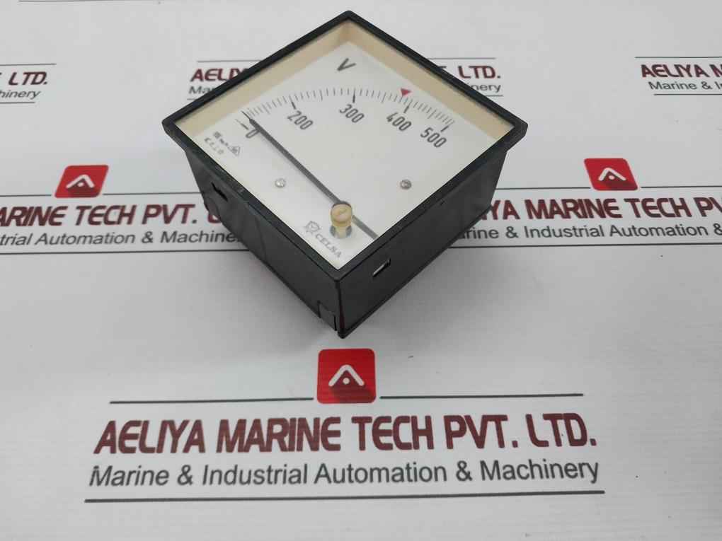 Celsa 0-500V Analog Voltmeter Panel Meter