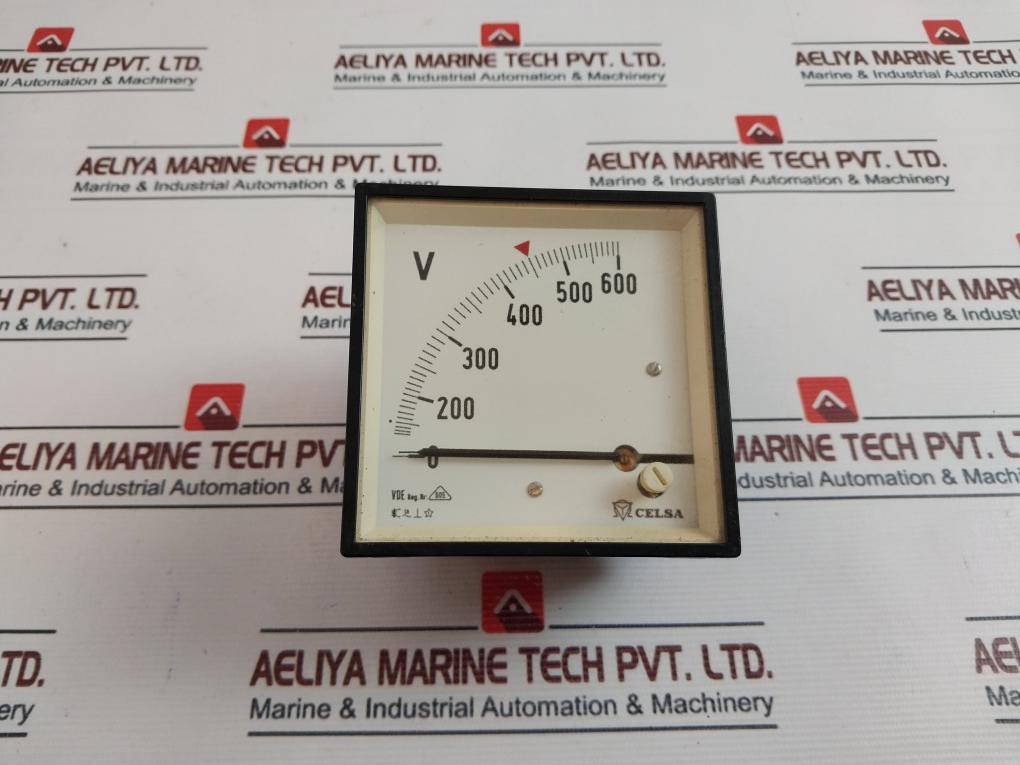 Celsa 0-600V Voltmeter Used