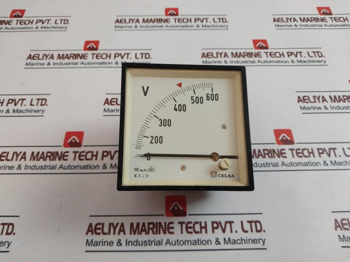 Celsa 0-600V Voltmeter Used