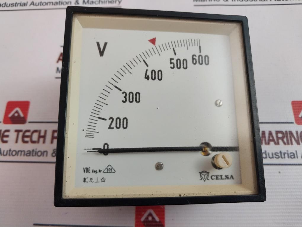 Celsa 0-600V Voltmeter Used