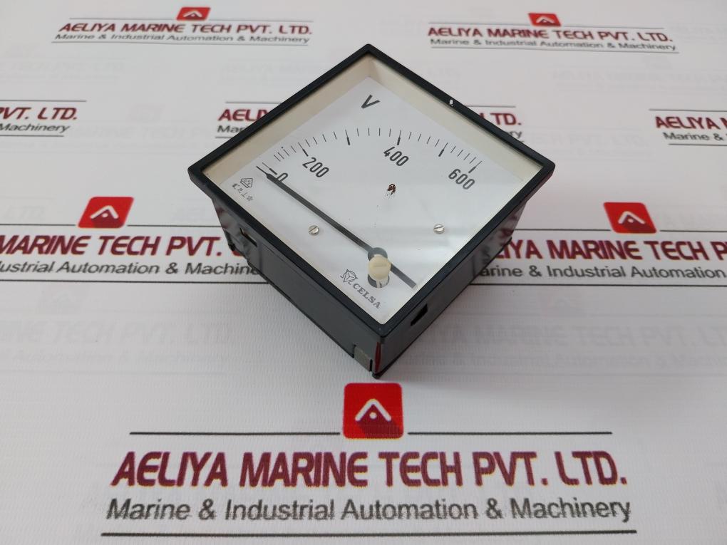 Celsa Voltmeter 0-600V Used