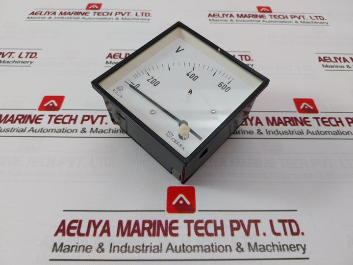 Celsa Voltmeter 0-600V Used