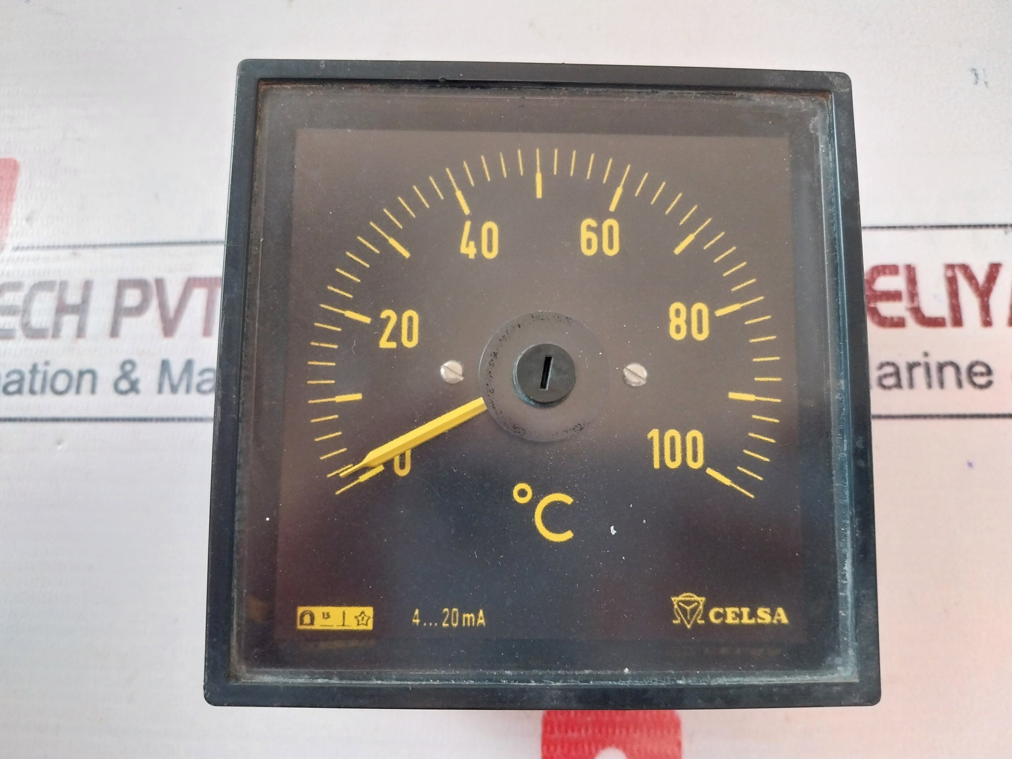 Celsa 4…20 Ma Panel Meter 0-100°C