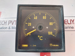 Celsa 4…20 Ma Panel Meter 0-100°C
