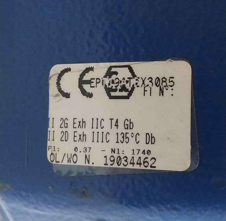 Cemp N2200002081y22 Electric Motor Gearbox Assembly Cbf 70 Ip55