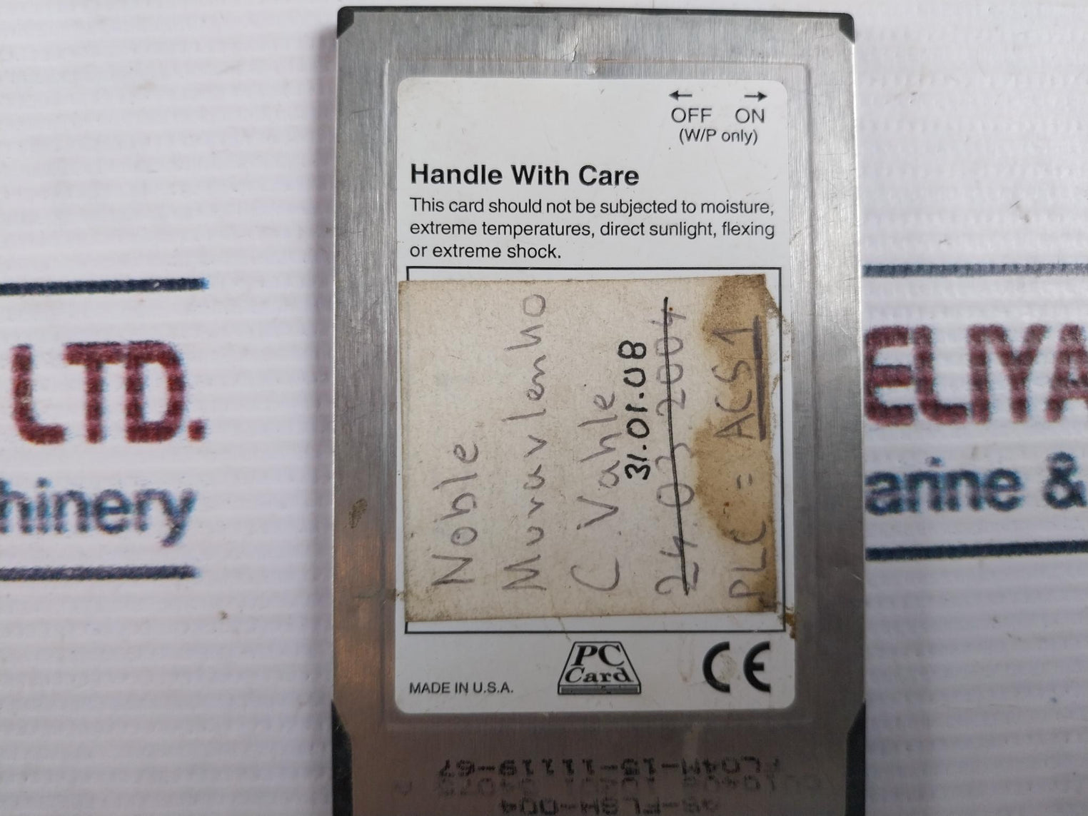 Centennial Fl04M-15-11119-67 Linear Flash Memory Pc Card