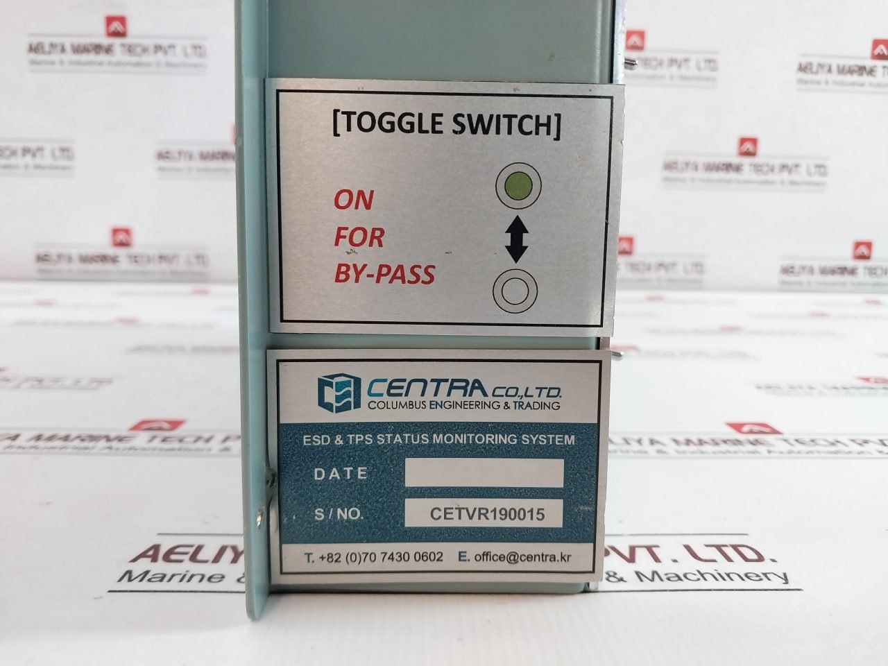 Centra T.P.S & Esds-status Monitoring & By-pass Control Panel